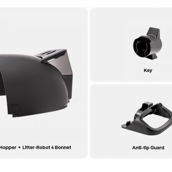 Litter Hopper for Litter robot 4 in Black - Picture 3 of 9